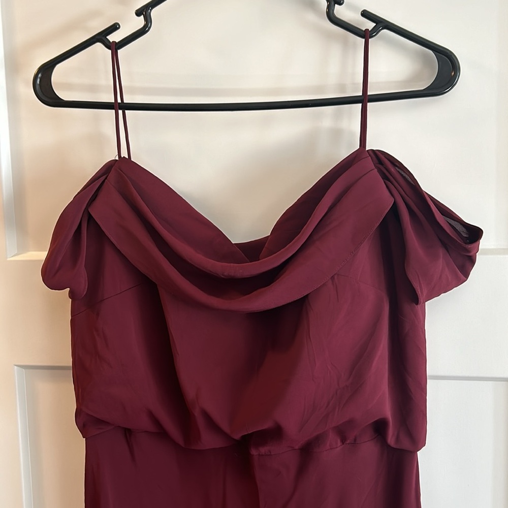 Jenny Yoo burgundy dress